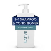 Native Strengthening 2-in-1 Mens Shampoo and Conditioner Cashmere and Rain 16.5 fl oz