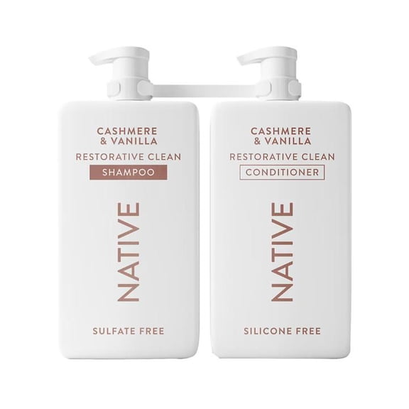 Native Cashmere & Vanilla Shampoo and Conditioner Set, 68 fl. oz.