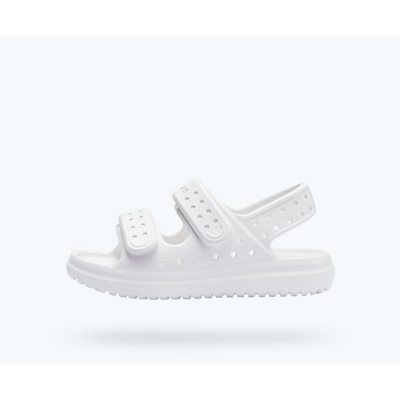 Native Chase Kid's Shoes, Shell White/Shell White, Size C4