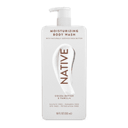 Native Cocoa Butter & Vanilla Moisturizing Body Wash 18 oz