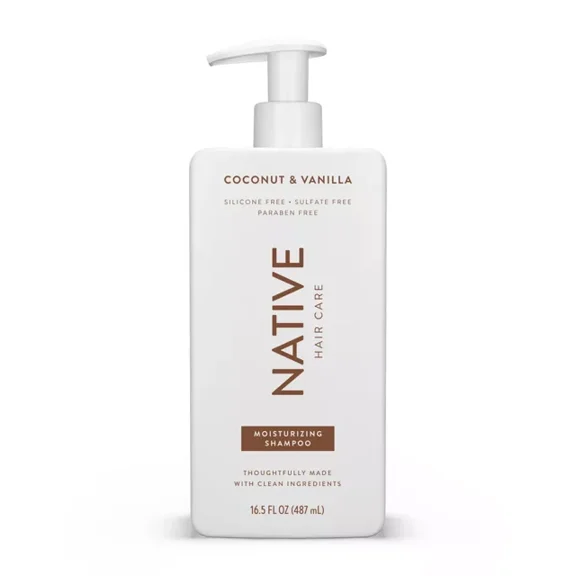 Native Coconut & Vanilla Moisturizing Shampoo for Men & Women - 16.5 fl oz