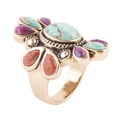 thumbnail image 1 of Native Color Turquoise Multi Stone Ring, 1 of 6
