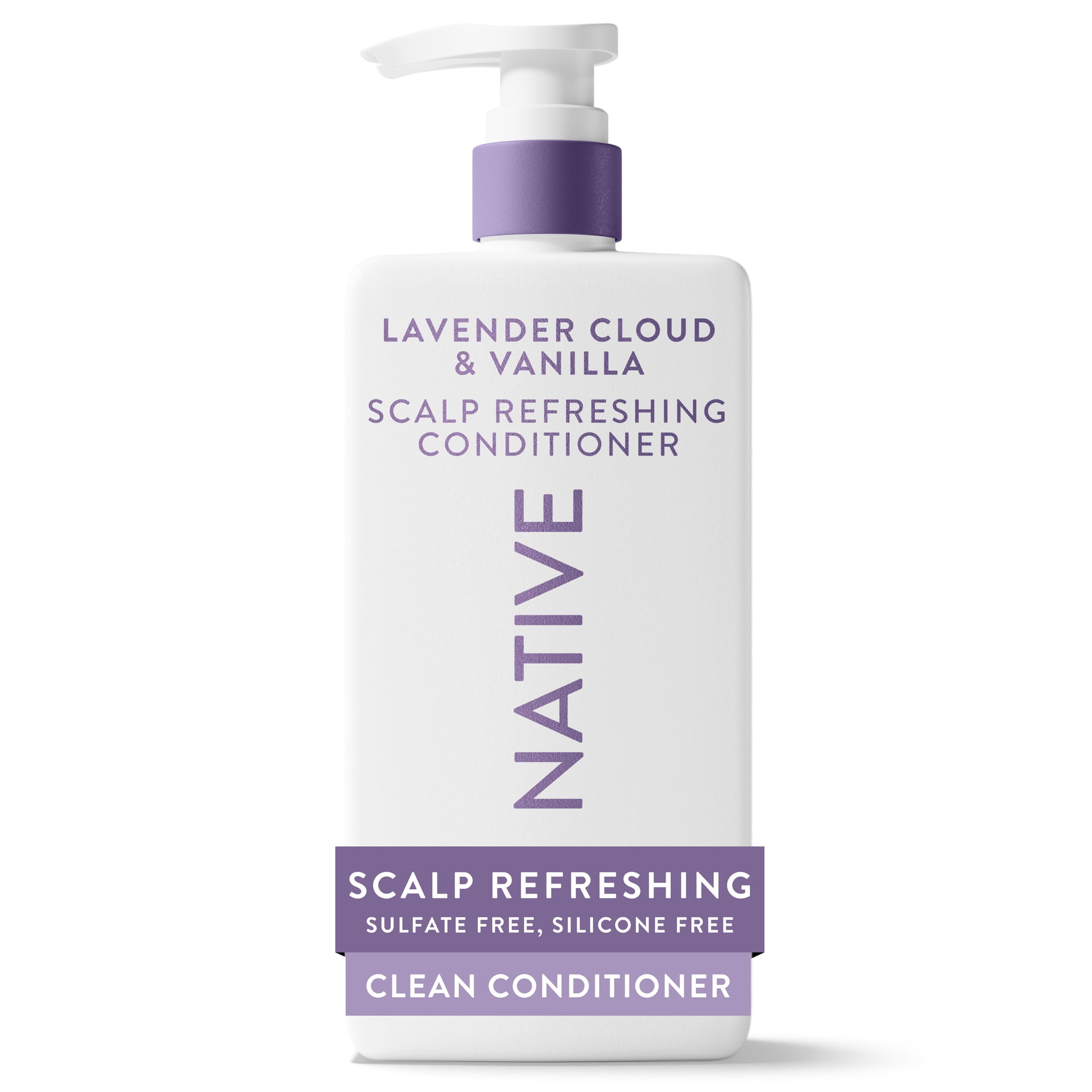 Native Scalp Refreshing Conditioner Lavender & Vanilla Cloud with Avocado Oil, Sulfate Free 16.5 fl oz