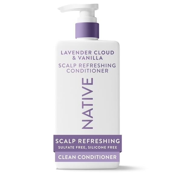 Native Scalp Refreshing Conditioner Lavender & Vanilla Cloud with Avocado Oil, Sulfate Free 16.5 fl oz