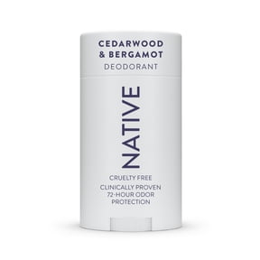 Native Deodorant for Men, Aluminum Free, Cedarwood & Bergamot, 3.1 oz