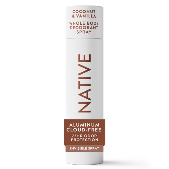 Native Whole Body Deodorant Spray Coconut & Vanilla, 3.5oz