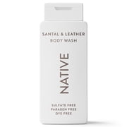 Native Body Wash, Santal & Leather, Sulfate Free, for Women & Men, 18 fl oz