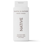 Native Body Wash, Santal & Leather, Sulfate Free, for Women & Men, 18 fl oz