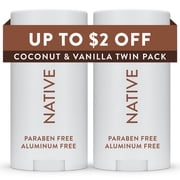 Native Coconut & Vanilla Twin Pack 2x 2.3 oz