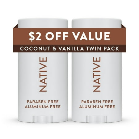 Native Coconut & Vanilla Twin Pack 2x 2.3 oz