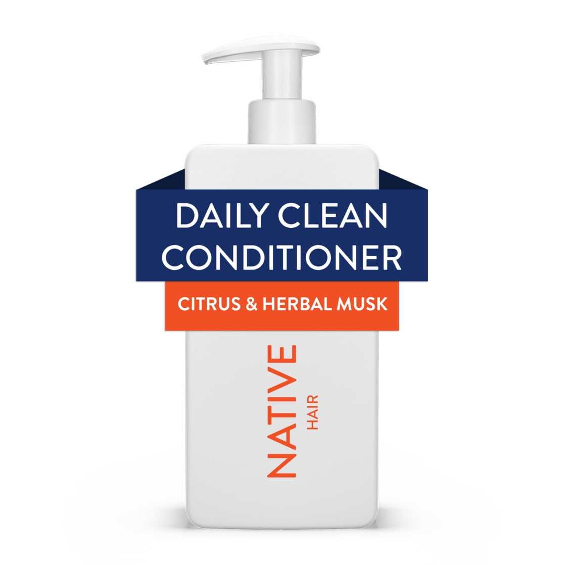 Native Daily Clean Conditioner, Citrus & Herbal Musk, Sulfate Free, for Men and Women, 16.5 oz