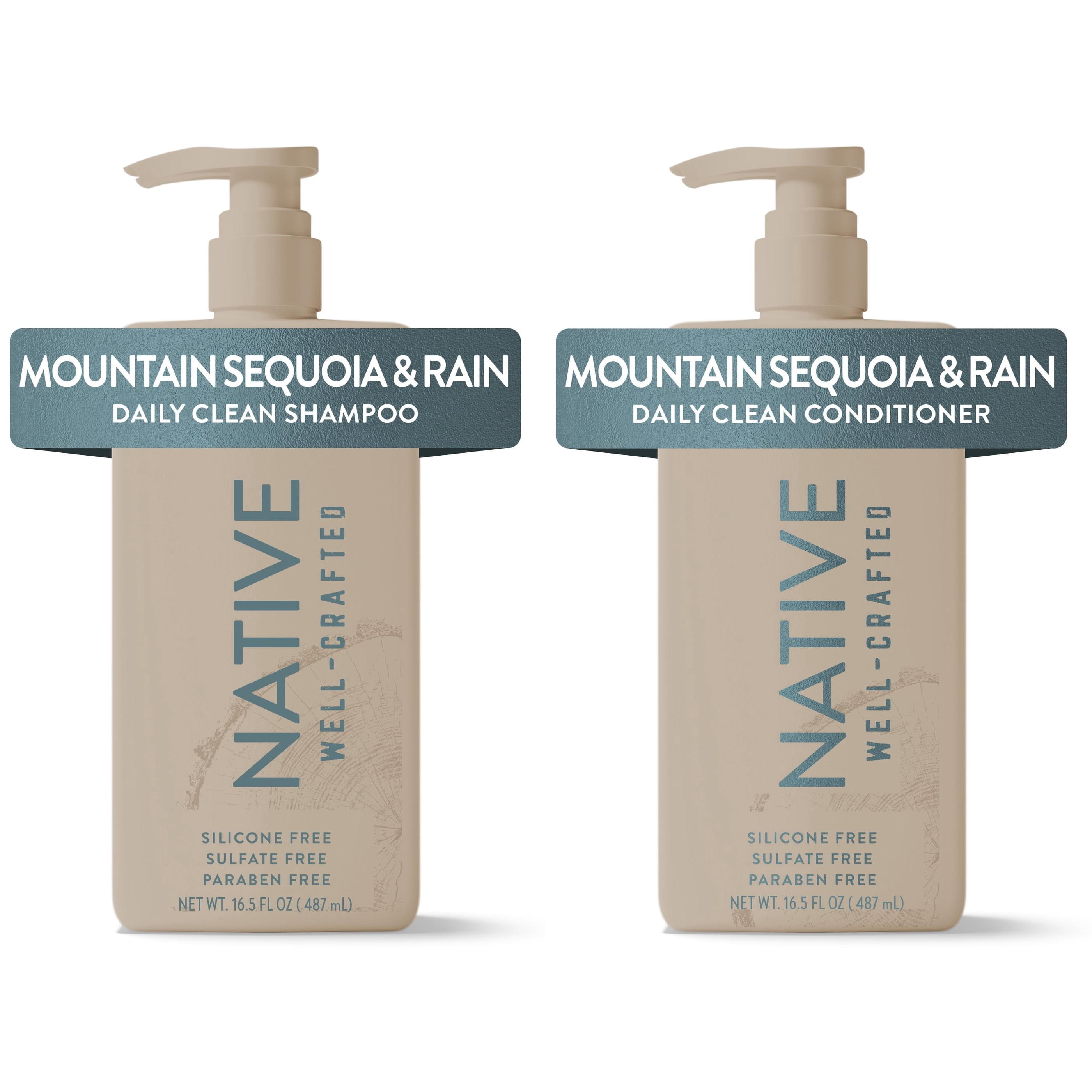 Native Daily Clean Mountain Sequoia & Rain Men's 16.5oz Shampoo & Conditioner Set
