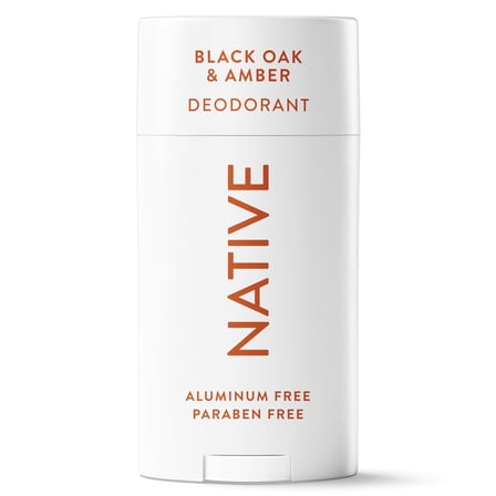 Native Deodorant, Aluminum Free, Black Oak & Amber, for Women and Men, 2.65 oz