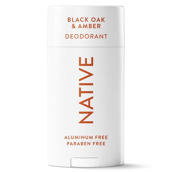 Native Deodorant, Aluminum Free, Black Oak & Amber, for Women and Men, 2.65 oz