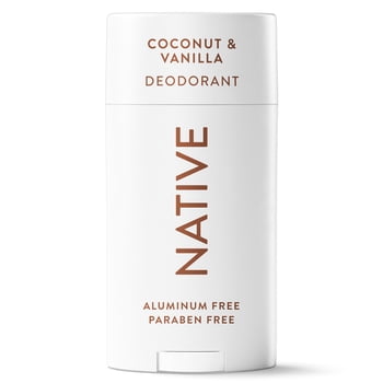 Native Deodorant, Aluminum Free, Coconut & Vanilla, Deodorant for Women and Men, 2.65 oz