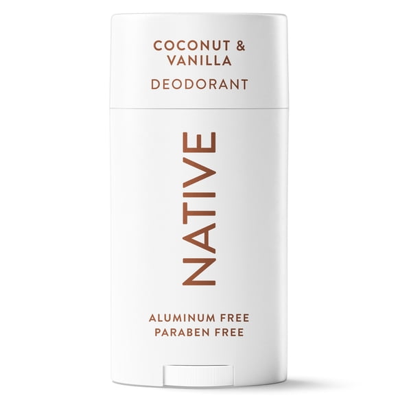 Native Deodorant, Aluminum Free, Coconut & Vanilla, Deodorant for Women and Men, 2.65 oz