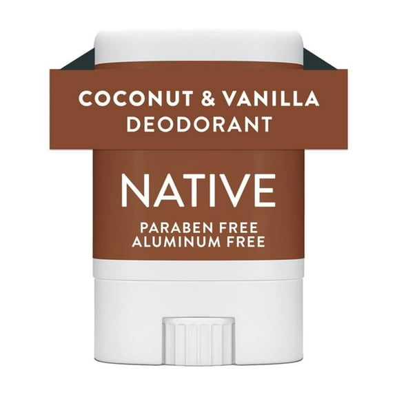 Native Deodorant, Aluminum Free, Coconut & Vanilla, for Women and Men, Travel Size 0.35 oz