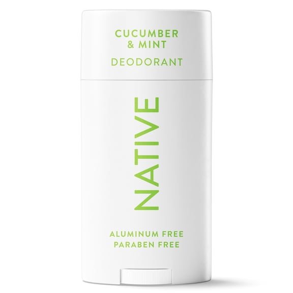 Native Deodorant, Aluminum Free, Cucumber & Mint, for Women and Men, 2.65 oz
