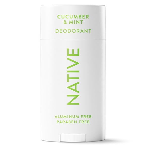 Native Deodorant, Aluminum Free, Cucumber & Mint, for Women and Men, 2.65 oz