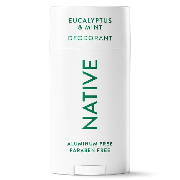 Native Deodorant, Aluminum Free, Eucalyptus & Mint, for Women and Men, 2.65 oz