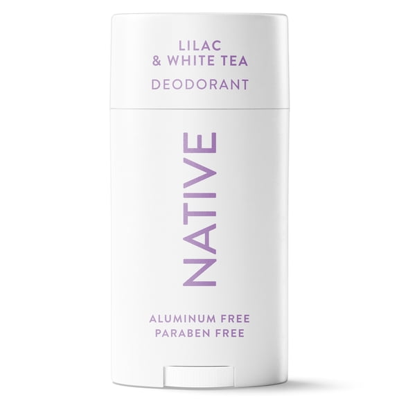 Native Deodorant, Aluminum Free, Lilac & White Tea, for Women and Men, 2.65 oz