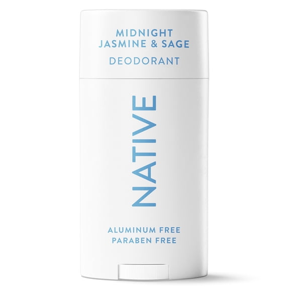 Native Deodorant, Aluminum Free, Midnight Jasmine & Sage, Deodorant for Women and Men, 2.65 oz