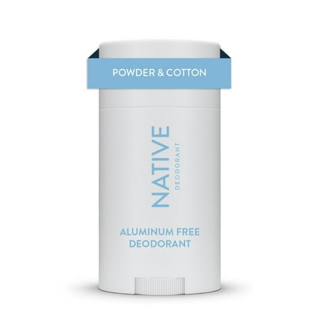 Native Deodorant, Aluminum Free, Powder & Cotton, for Women and Men, 2.65 oz
