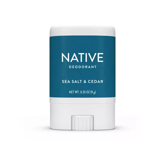Native Deodorant, Aluminum Free, Sea Salt & Cedar, for Women and Men, 0.35oz