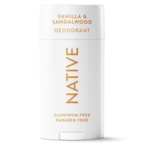 Native Deodorant, Aluminum Free for Women and Men, Vanilla & Sandalwood, 2.65 oz