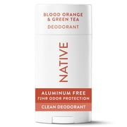 Native Deodorant for Women, Aluminum Free, Solid Deodorant Stick, Blood Orange & Clove, 2.65 oz