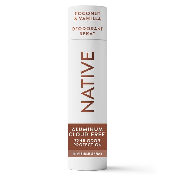 Native Deodorant & Body Spray, Aluminum Free, Coconut & Vanilla, for Women and Men, 3.5 oz
