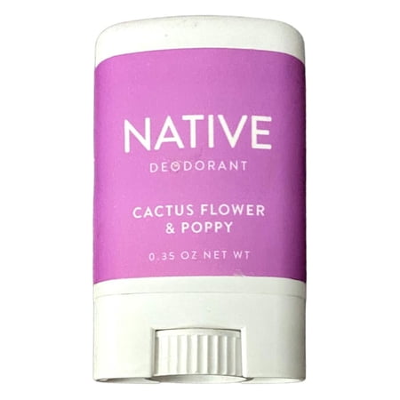 Native Deodorant Cactus Flower & Poppy Mini Travel Size 0.35 oz.