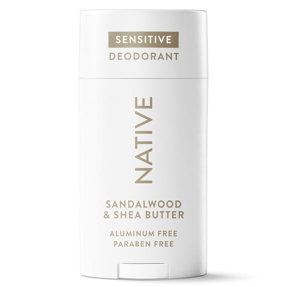 Native Sensitive Deodorant For Men, Aluminum Free Deodorant Stick, Sandalwood & Shea Butter, 2.65oz