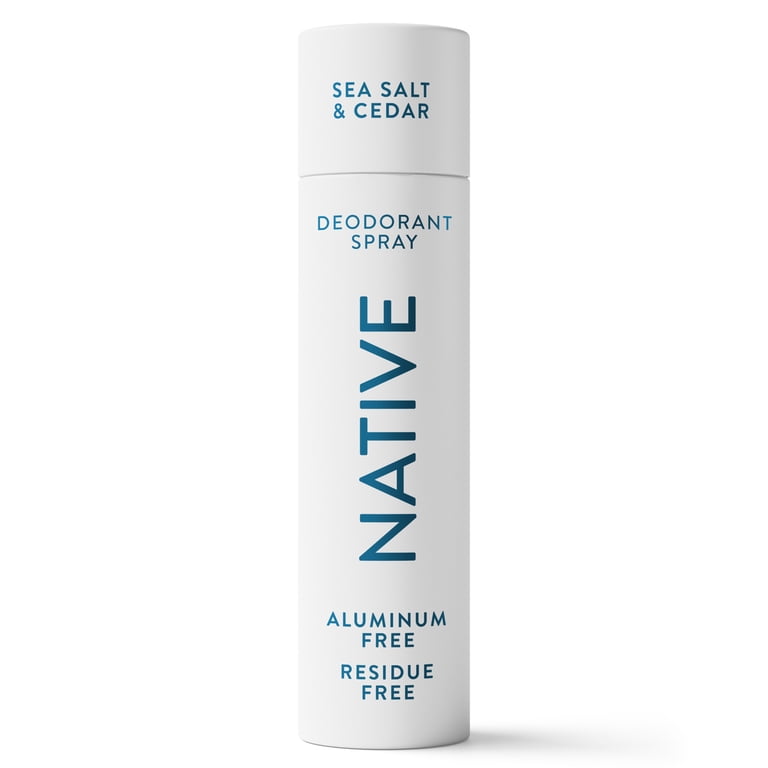Native Sea Salt & Cedar デオドラント75g×2個 Native Sea Salt Cedar Deodorant Spray 3.5oz, 72-Hour Odor