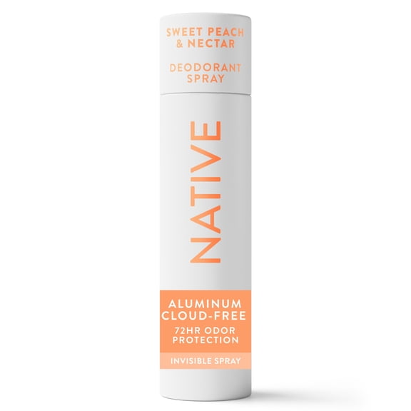 Native Deodorant Spray for Women, Aluminum Free, Sweet Peach & Nectar, 3.5 oz