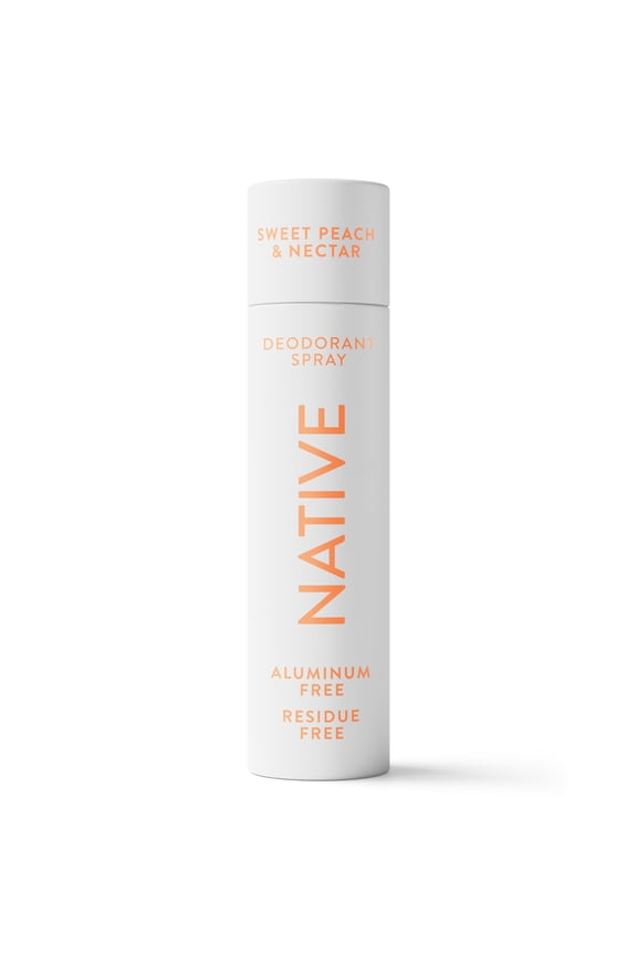 Aluminum Free Deodorant Spray For Women, 72 Hour Deodorant Spray, Sweet Peach & Nectar, 3.5oz