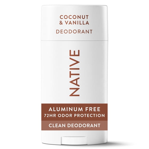 Native Deodorant for Women and Men, Aluminum Free, Coconut & Vanilla, 2.65 oz