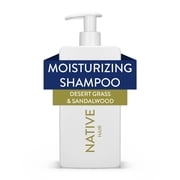 Native Moisturizing Shampoo Desert Grass and Sandalwood 16.5 fl oz