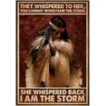thumbnail image 1 of Native Diamond Art Kits for Adults,5D Painting Art Kits She Whispered Back I Am The Storm Diamond Art Painting Kit for Adult Beginner DIY Diamond Gem Art for Home Wall Decor 12X12 Inch, 1 of 7