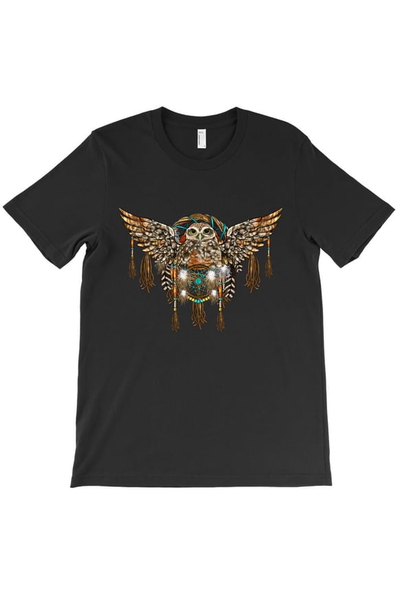 Native Dream Catcher With An Owl Funny Holiday Graphic H8749 Unisex T-Shirt, Up to 5XL Available