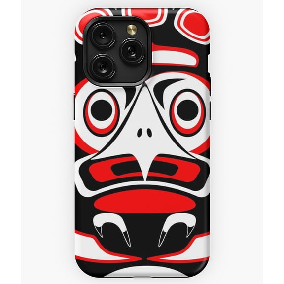 Native Eagle 2 Pacific Northwest Indigenous Art A13257 Phone Case for iPhone 11 to 17 Pro Max
