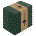 thumbnail image 1 of Native Fab 12 Pack Waffle Kitchen Dish Towels - 100% Cotton Absorbent Wash Cloths - Olive Green, 1 of 7