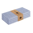 thumbnail image 1 of Native Fab Chambray Dinner Table Cotton Napkin Reusable 17"x17" Set of 4 - Ink Blue, 1 of 6