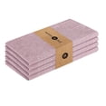 thumbnail image 1 of Native Fab Chambray Table Dinner Cloth Napkin Reusable Cotton 17"x17" Set of 4 - Burgundy Wine, 1 of 6