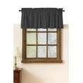 thumbnail image 1 of Native Fab Set of 2 Valance Curtains for Windows 54"x18" for Living Room Bedroom Kitchen Windows Bathroom, Farmhouse Vintage Curtain Valances Rod Pocket - Grey, 1 of 7