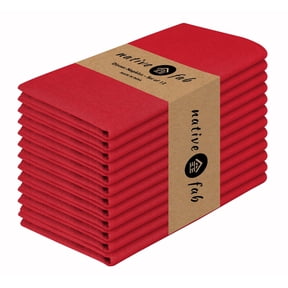 Cloth Napkins | Red - Walmart.com