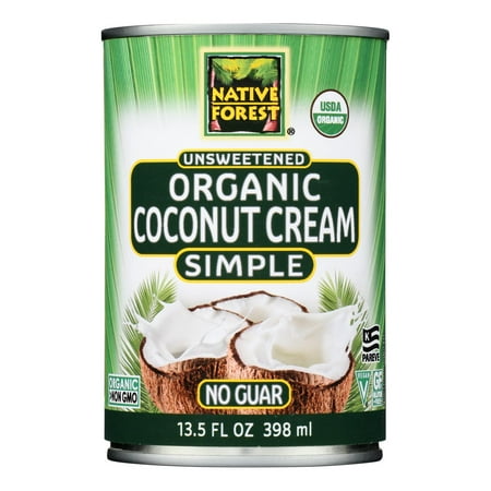 Native Forest Organic Coconut Cream, Simple, Unsweetened, 13.5 fl oz (398 ml)