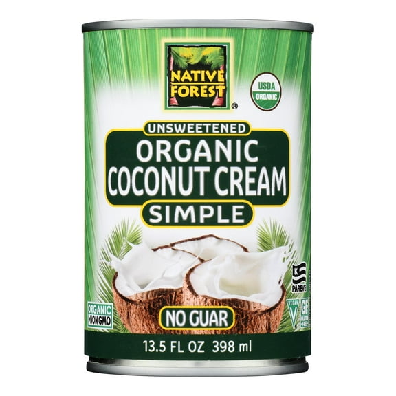 Native Forest Organic Coconut Cream, Simple, Unsweetened, 13.5 fl oz (398 ml)