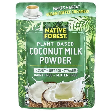 Native Forest Instant Coconut Milk Powder 5.25 oz Pack of 4