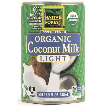 Native Forest Organic Light Milk - Coconut , 13.5 FZ